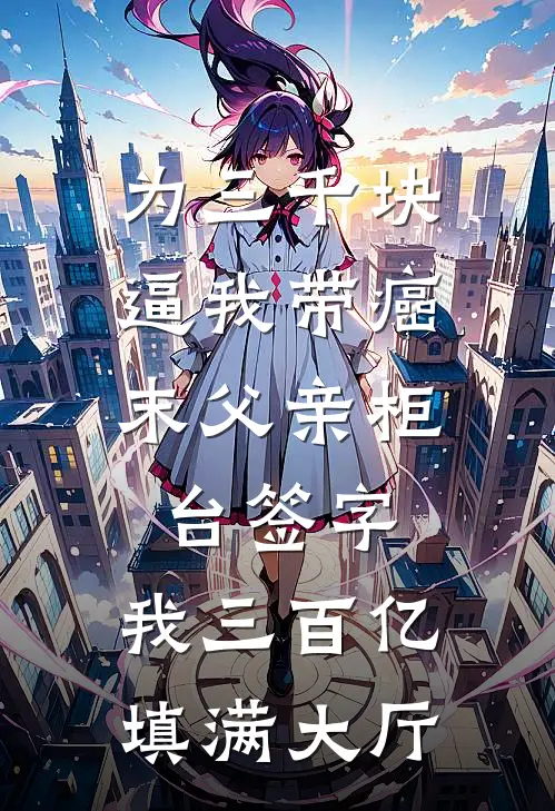 为三千块，逼我带癌末父亲柜台签字，我三百亿填满大厅