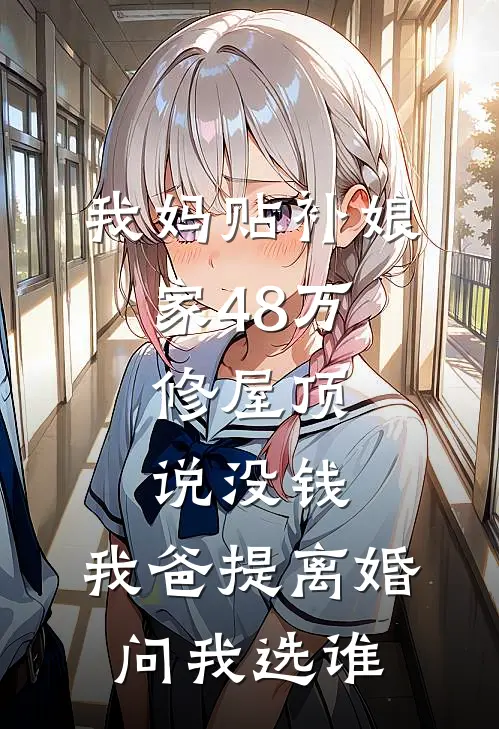 我妈贴补娘家48万，修屋顶说没钱，我爸提离婚问我选谁
