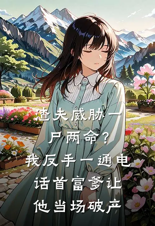 渣夫威胁一尸两命？我反手一通电话首富爹让他当场破产
