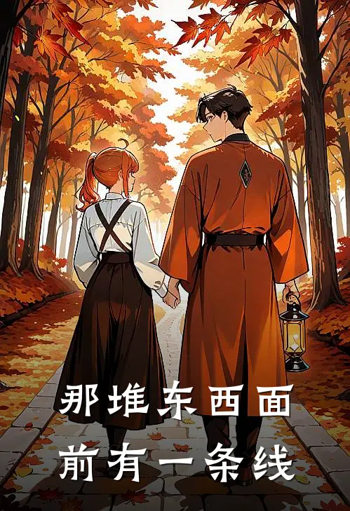 那堆东西面前有一条线