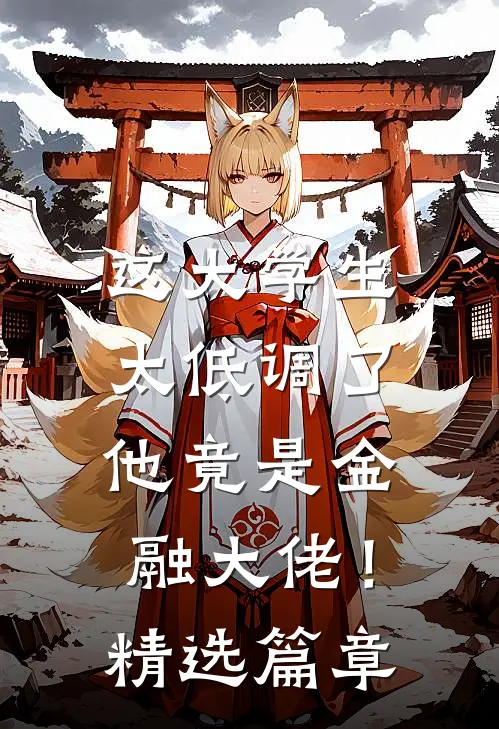 这大学生太低调了，他竟是金融大佬！精选篇章