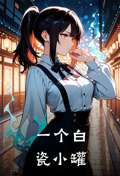 一个白瓷小罐