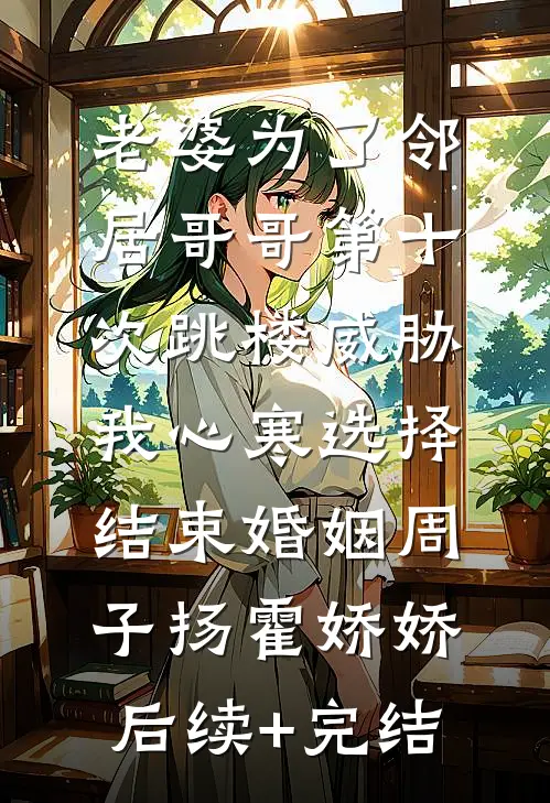 老婆为了邻居哥哥第十次跳楼威胁，我心寒选择结束婚姻周子扬霍娇娇后续+完结